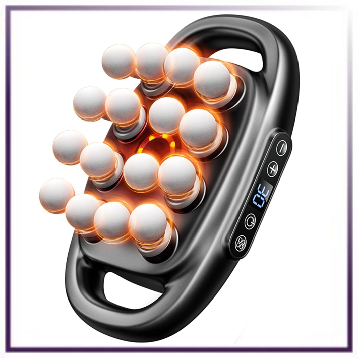 16 Head Muscle Massage Gun Deep Tissue Percussion Recovery Device