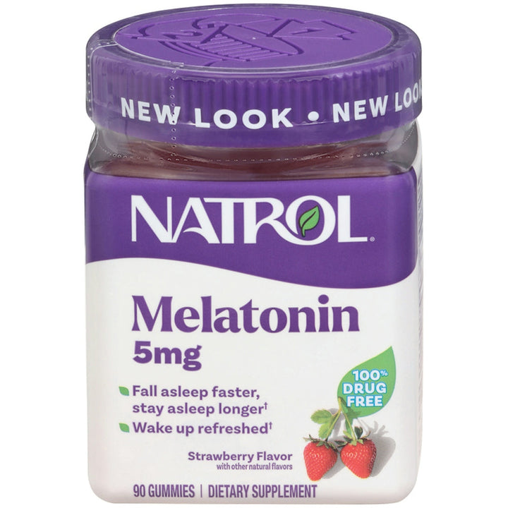 Natrol Melatonin 5 Mg Sleep Aid Gummies, Strawberry