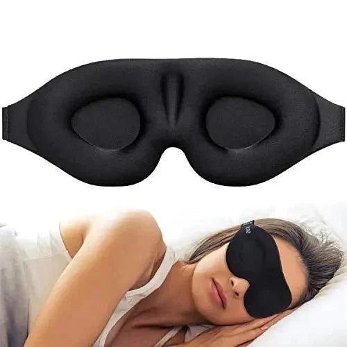 3D Concave Design Eye Mask – Light Blocking Sleep Aid