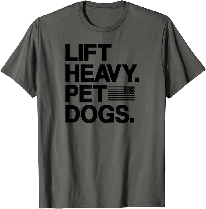 Henley Graphic Gym Shirts and Apparel Unisex-Kids Dog Lovers Fitness Enthusiasts Classic Fit Round Neck Short Sleeve Grey T-Shirt Small