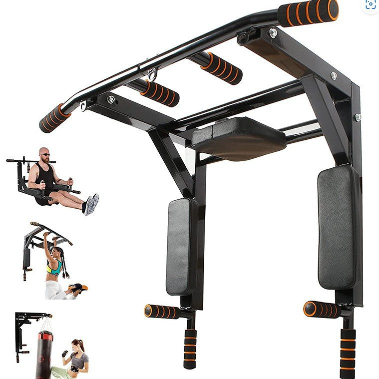 Wall Mounted Sandbag Rack Parallel Bars Pull Up Fitness Equipment