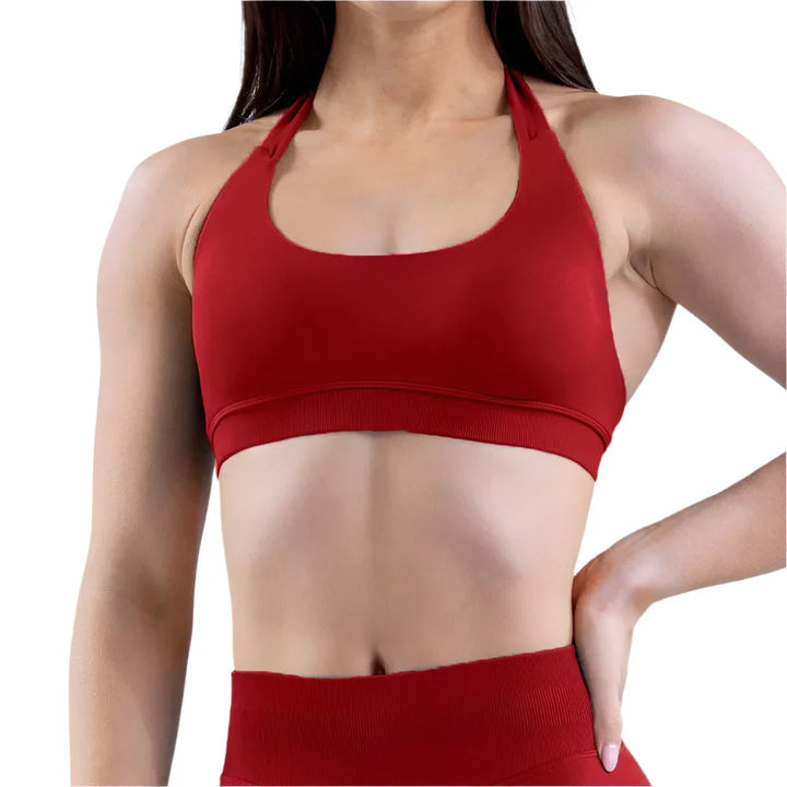 Seamless, Open Back Fitness Bra