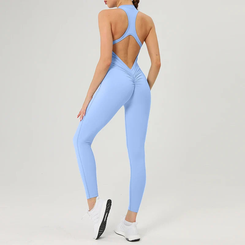 Stylish and Functional Fitness Jumpsuit for Women