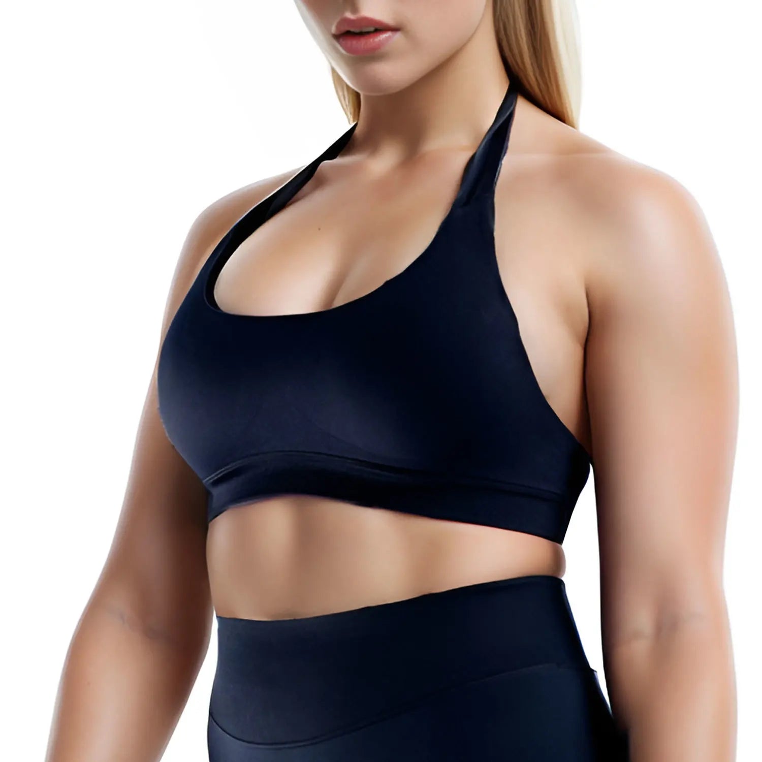 Seamless, Open Back Fitness Bra