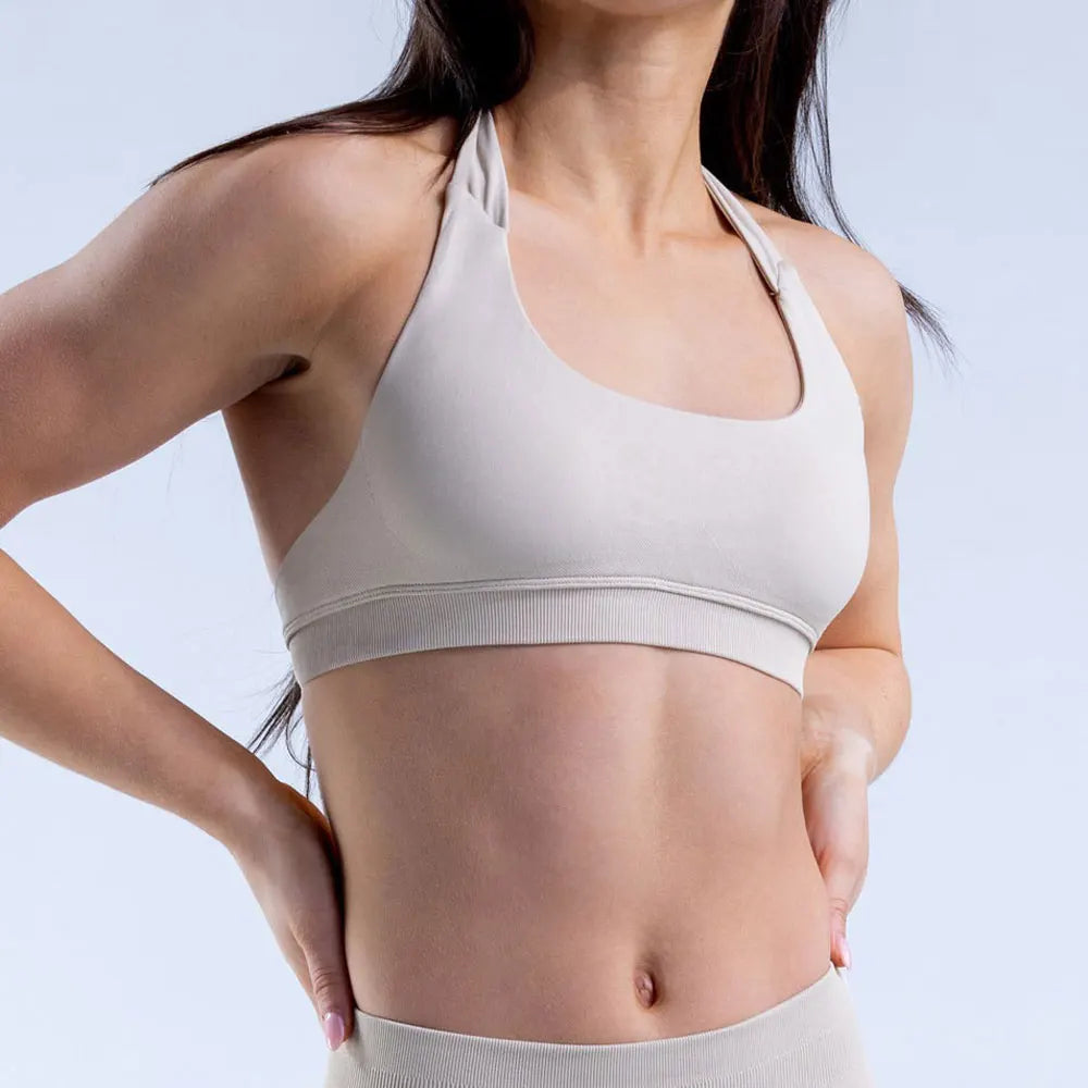 Seamless, Open Back Fitness Bra