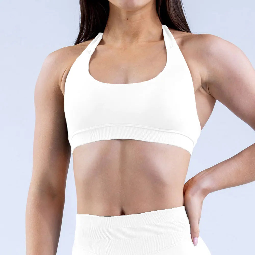 Seamless, Open Back Fitness Bra