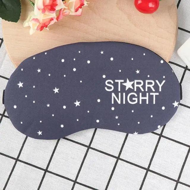 Kids Sleeping Mask Colorful Cartoon Blindfold Comfortable Travel Eye Cover