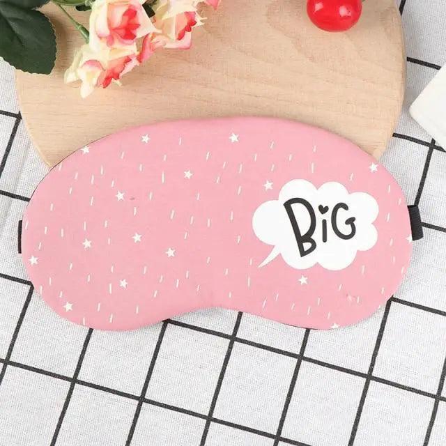 Kids Sleeping Mask Colorful Cartoon Blindfold Comfortable Travel Eye Cover