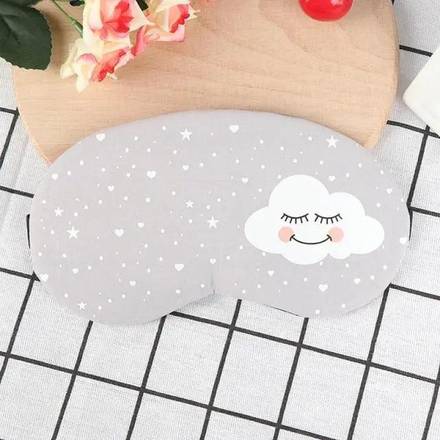 Kids Sleeping Mask Colorful Cartoon Blindfold Comfortable Travel Eye Cover