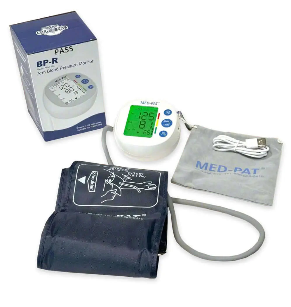 Med Pat BP R Blood Pressure Monitor Automatic Digital Device