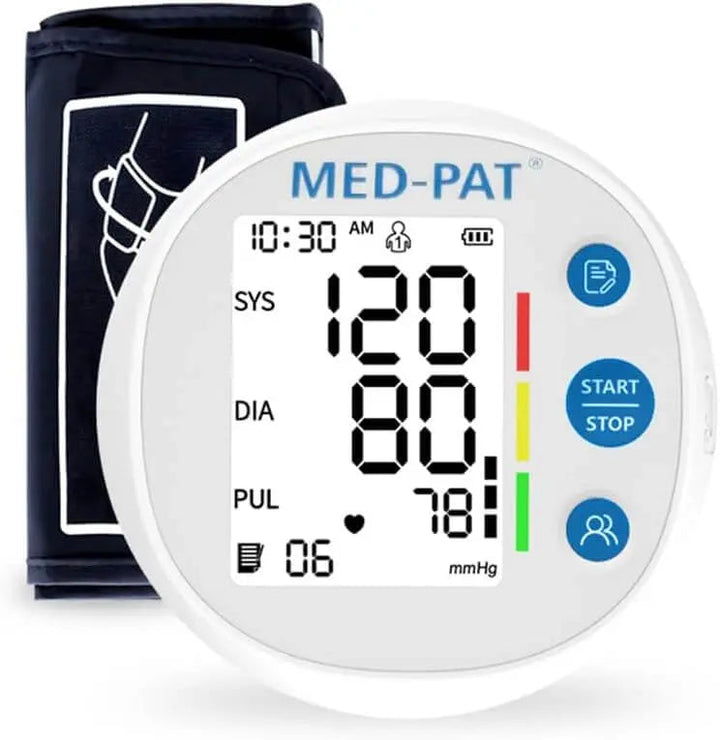 Med Pat BP R Blood Pressure Monitor Automatic Digital Device