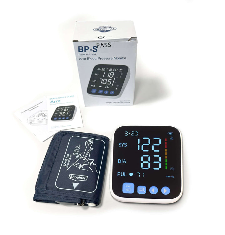 Med Pat BP S Arm Blood Pressure Monitor Digital Device