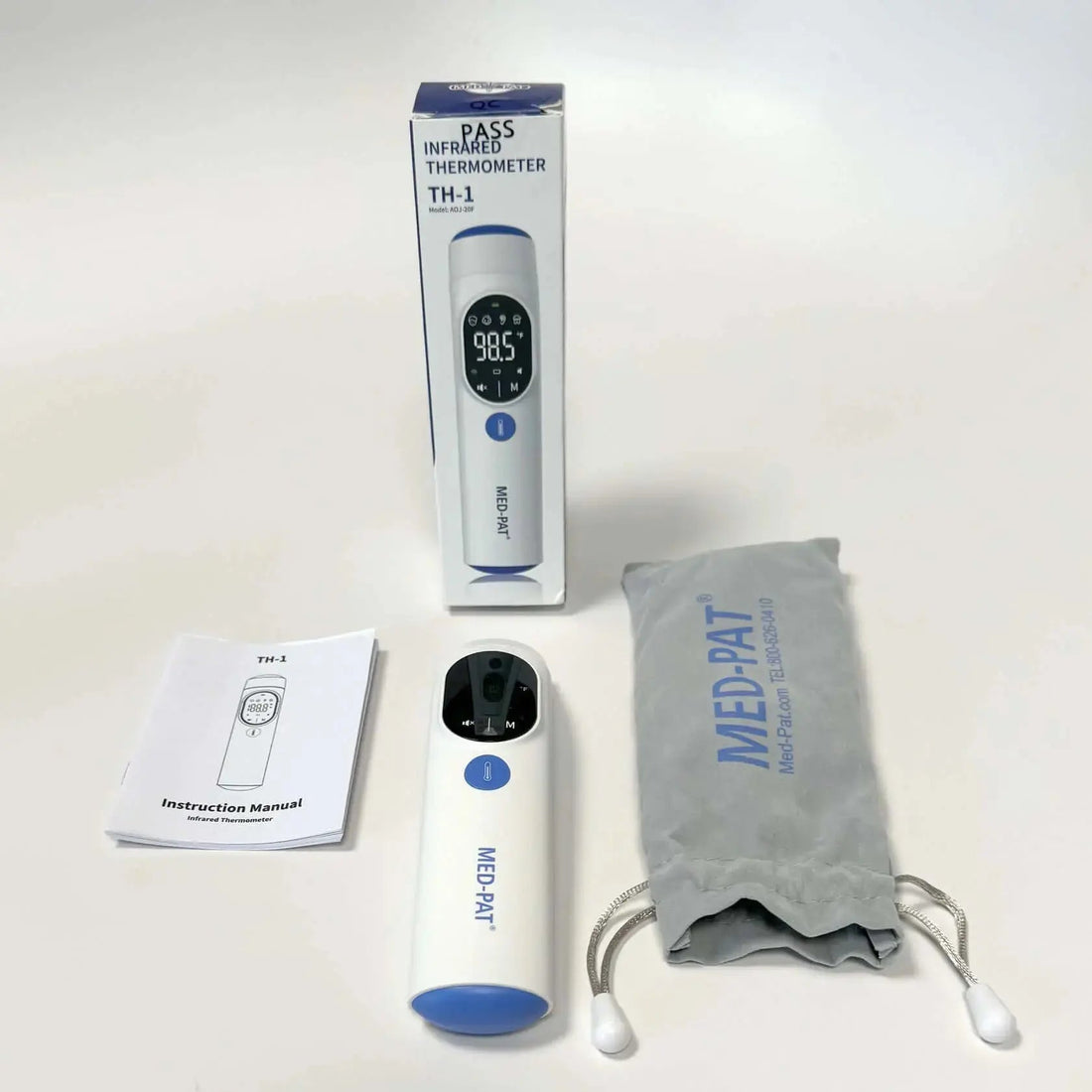 Med Pat TH 1 Infrared Thermometer Ear Forehead Digital Device