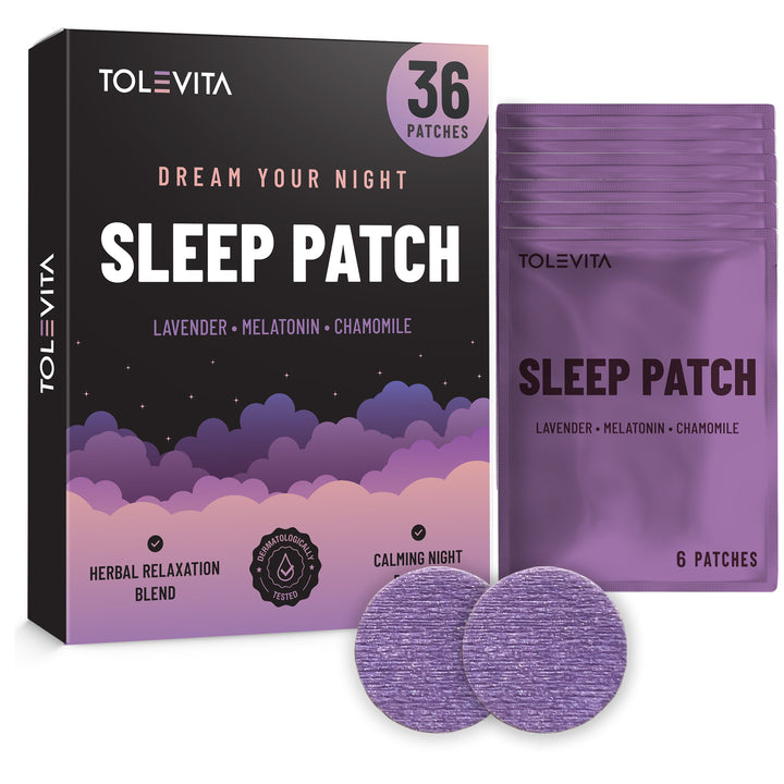 Sleep Patches Natural Aid with Melatonin Lavender Herbal Extracts